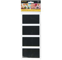 lot de 8 étiquettes adhésives ardoise  8,5 x 5 cm