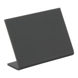 Ardoise de table L-SHAPE, A8, noir