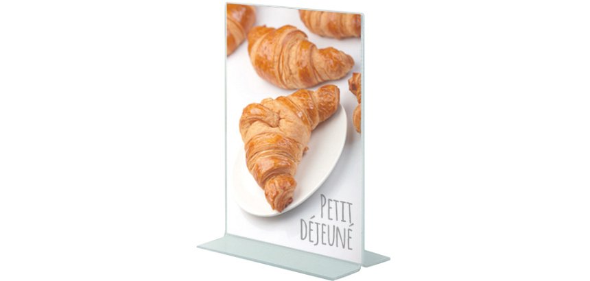 Ardoise de table droite Acrylic
