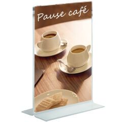 Ardoise de table droite Acrylic