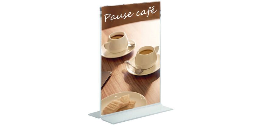 Ardoise de table droite Acrylic
