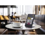 Ardoise de table L-SHAPE, A5, noir