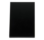 Ardoise de table L-SHAPE, A6, noir