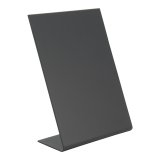 Ardoise de table L-SHAPE, A6, noir