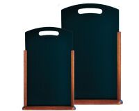 Ardoise de table HANDLE, grand, brun foncé