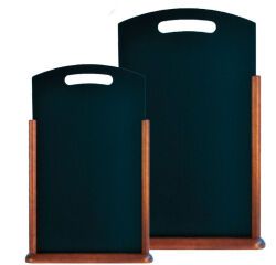 Ardoise de table HANDLE, grand, brun foncé