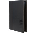 Protège-menus TRENDY, A4, noir