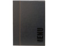 Protège-menus TRENDY, A4, noir
