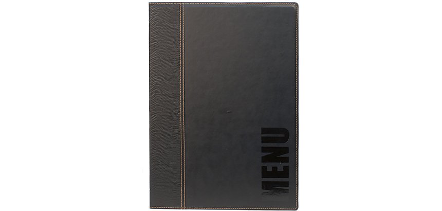 Protège-menus TRENDY, A4, noir
