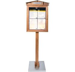 Rustik présentoir porte-menu à LED 4 vues