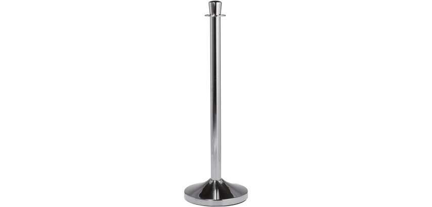 poteau de guidage argent h 97 cm