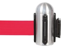 poteau ruban rétractable 1 m rouge