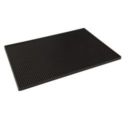 tapis de bar noir 45 x 30,5 cm