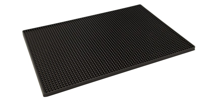 tapis de bar noir 45 x 30,5 cm