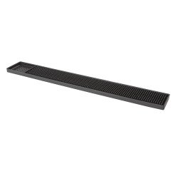 tapis de bar noir 56 x 8 cm