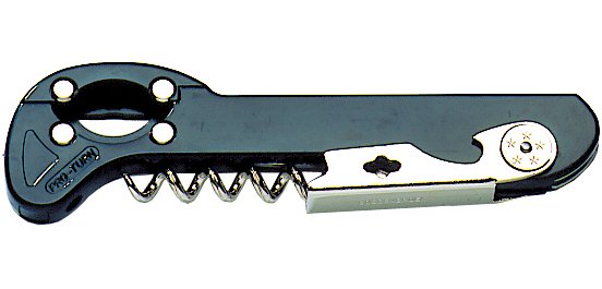 Boomerang tire-bouchon noir