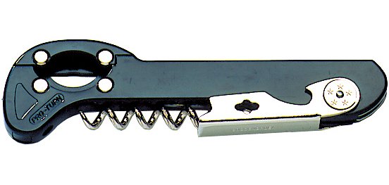 Boomerang tire-bouchon noir