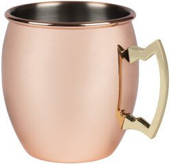 mug en cuivre lisse 50 cl