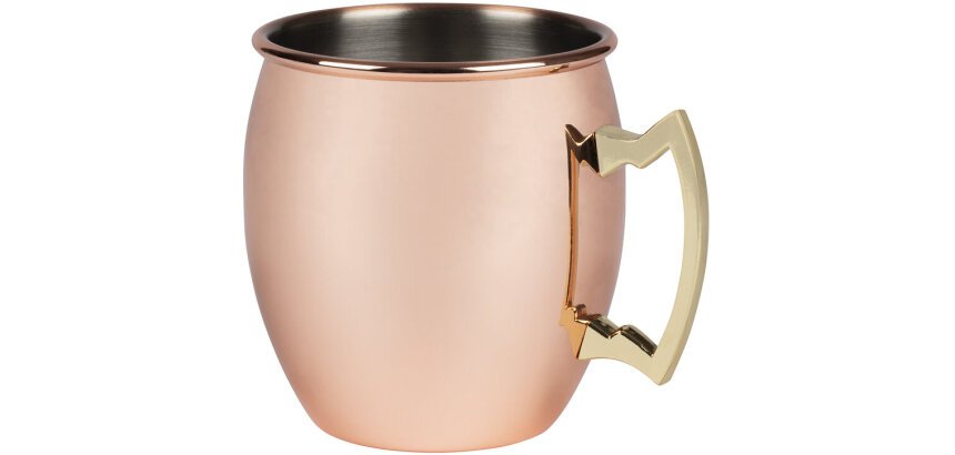 mug en cuivre lisse 50 cl