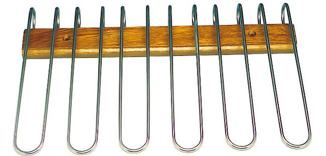 rack à verre 5 rangs plafond