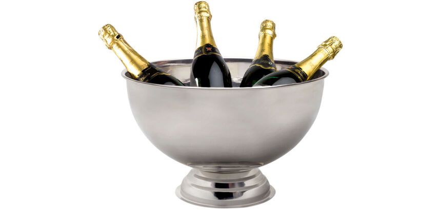 Vasque à champagne en acier inoxydable 10,5 litres