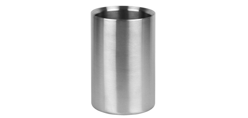 Rafraichisseur à double paroi en inox brossé