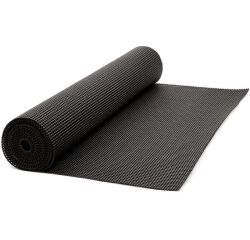 rouleau tapis de bar en pvc noir