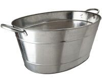 Vasque à champagne galvanisée  25 litres