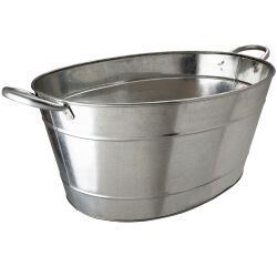Vasque à champagne galvanisée  25 litres