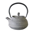 théière en fonte gris clair 40 cl