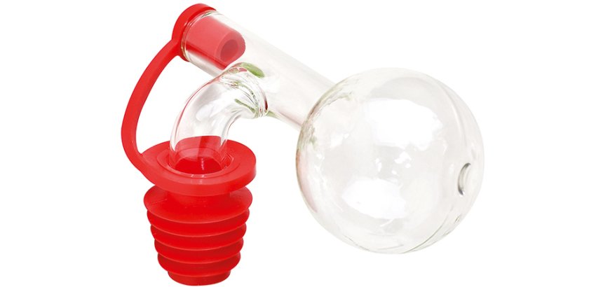 lot de 2 doseurs boule verre 4cl