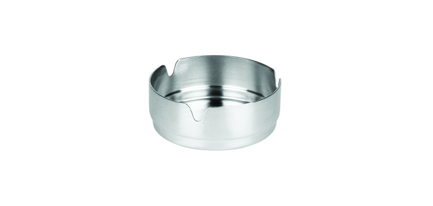 cendrier en acier inoxydable Ø 8 cm