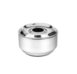cendrier a eau en acier inoxydable ø 11 cm