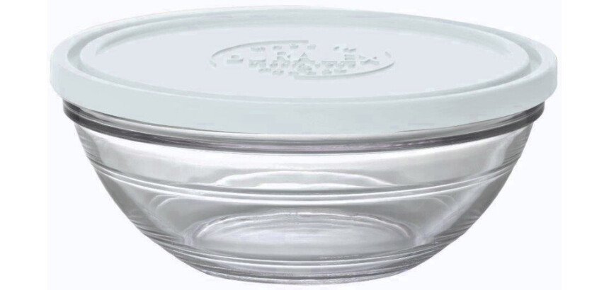 Fresh box boîte repas ronde diamètre 20,5 cm, 150 cl à couvercle translucide
