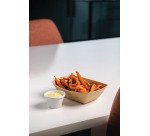 barquette à frites réutilisable en mélamine 17,3x12,7x5 cm, 40 cl