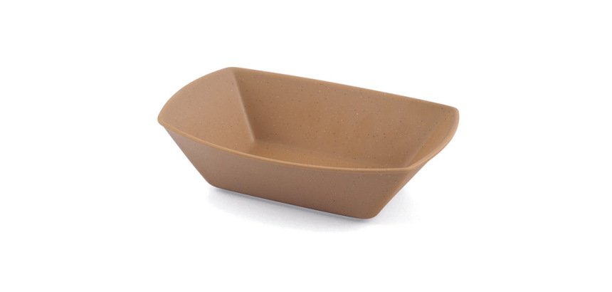 barquette à frites réutilisable en mélamine 17,3x12,7x5 cm, 40 cl
