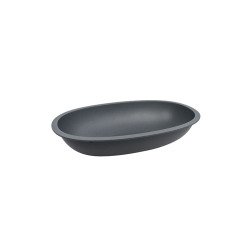 barquette en plastique réutilisable grise 80 cl