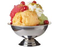coupe à glace en acier inoxydable 17 cl Ø 9 cm h 5 cm
