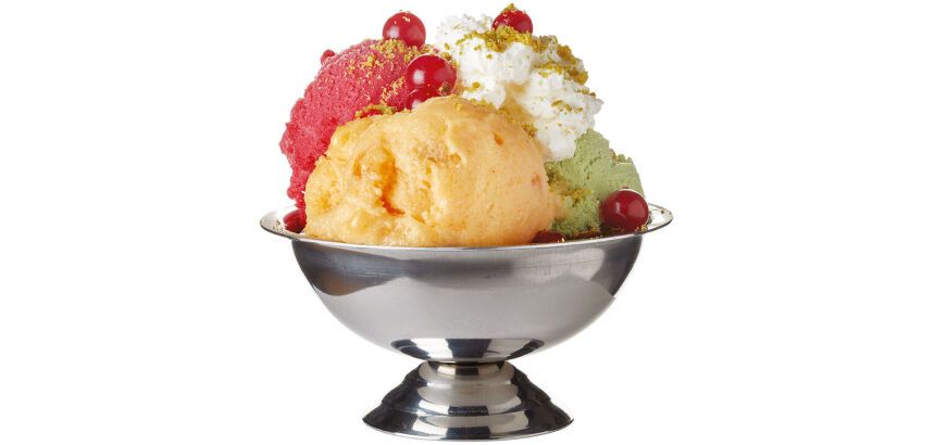 coupe à glace en acier inoxydable 17 cl Ø 9 cm h 5 cm