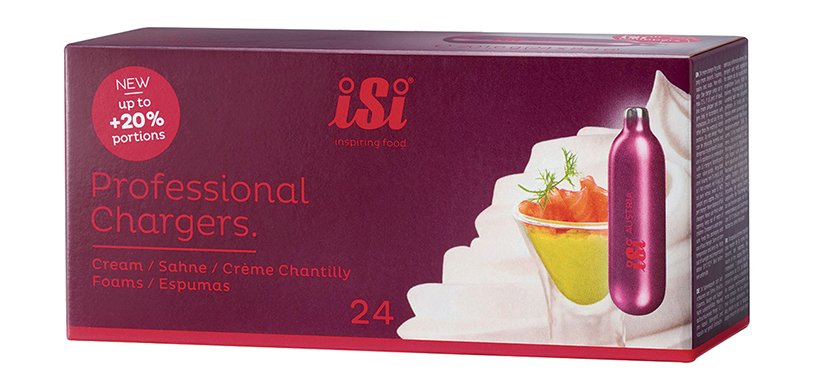 ISI capsules N2O professionnelles 8.4 g boîte de 24