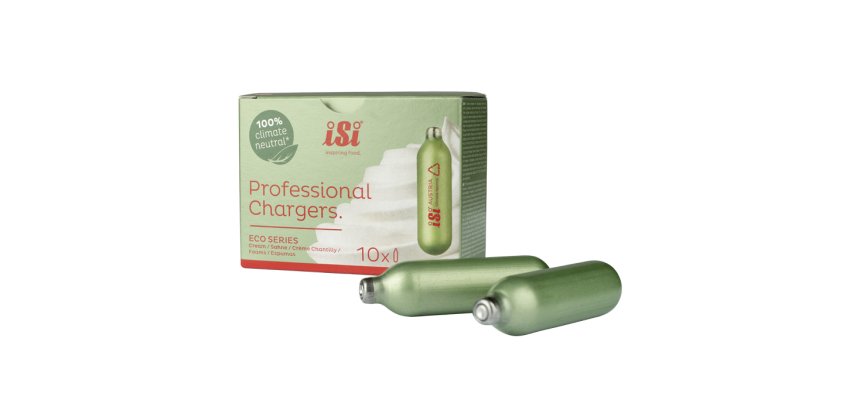 Isi capsules N2O professionnelles 8,4g eco série boîte de 10