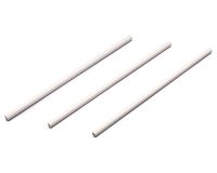 sachet de 100 pailles papier 120 mm Ø 8 mm unies blanches