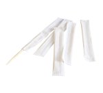 paquet de 1000 cure-dents en bois enveloppés ø 2 l 6,5 cm