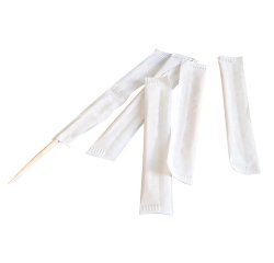 paquet de 1000 cure-dents en bois enveloppés ø 2 l 6,5 cm