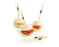 boîte de 200 piques cocktail en bambou à boucle loop 9 cm