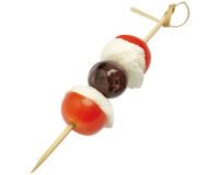 boîte de 300 piques cocktail bambou à boucle 9 cm