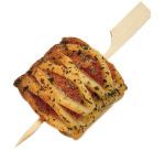 boîte de 250 brochettes en bambou plates avec palette 15 cm