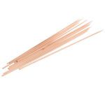 paquet de 100 brochettes bois rondes 20 cm