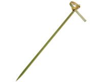 boîte de 200 piques cocktail en bambou à boucle 12 cm