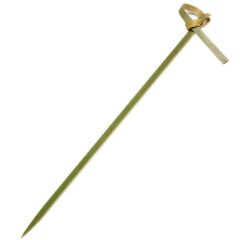 boîte de 200 piques cocktail en bambou à boucle 12 cm